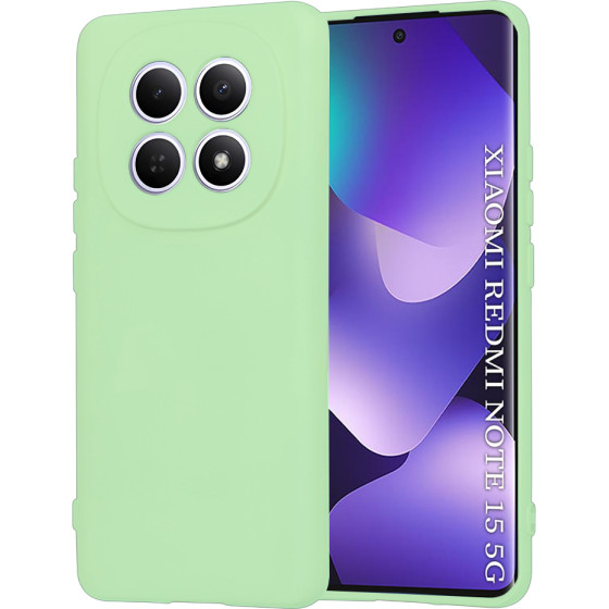 Techsuit - Softflex - Xiaomi Redmi Note 15 5G / Note 15 4G / Poco M8 5G - Mint Green