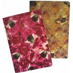 LOGIGRAF Loginotes Paper Line Flower PATTERN, 9X14 Gold Foil, 50 ����� (����. 2���)