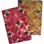 LOGIGRAF Loginotes Paper Line Flower PATTERN, A5/14X20 Gold Foil, 50 ����� (����. 2���)
