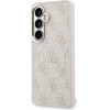 Guess Case 4G Embossed Ring Magsafe For Samsung Galaxy S26 Plus Pink - (GUHMS26MP4MSEGCP)