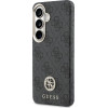 Guess Case 4G Rhinestone Round Logo Magsafe For Samsung Galaxy S26 Black - (GUHMS26SP4GRMDEK)