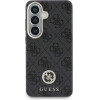 Guess Case 4G Rhinestone Round Logo Magsafe For Samsung Galaxy S26 Black - (GUHMS26SP4GRMDEK)