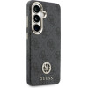 Guess Case 4G Rhinestone Round Logo Magsafe For Samsung Galaxy S26 Black - (GUHMS26SP4GRMDEK)
