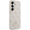 Guess Case 4G Rhinestone Round Logo Magsafe For Samsung Galaxy S26 Pink - (GUHMS26SP4GRMDEP)