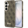 Guess Case 4G Script Magsafe For Samsung Galaxy S26 Brown - (GUHMS26S5P4FWMSW)