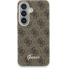Guess Case 4G Script Magsafe For Samsung Galaxy S26 Brown - (GUHMS26S5P4FWMSW)