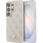 Guess Case 4G Triangle Logo Magsafe For Samsung Galaxy S26 Ultra Pink - (GUHMS26LP4GTDGMP)
