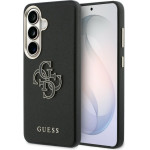 Guess Case Grained Big 4G Metal Logo For Samsung Galaxy S26 Black - (GUHCS26S5PS4RGGK)