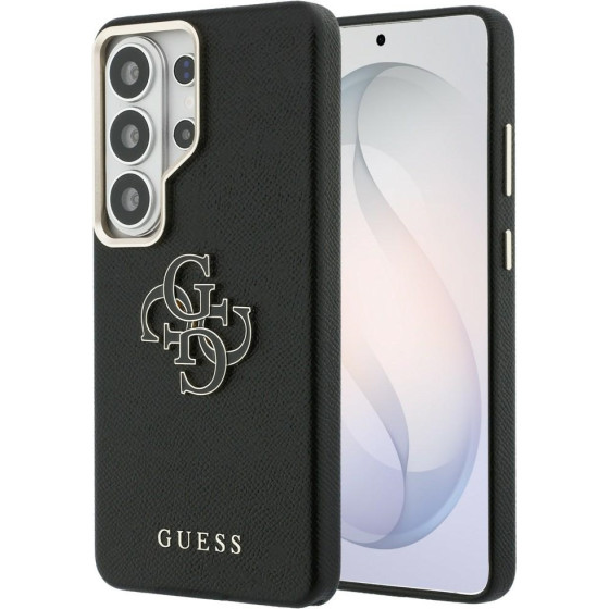 Guess Case Grained Big 4G Metal Logo For Samsung Galaxy S26 Ultra Black - (GUHCS26L5PS4RGGK)