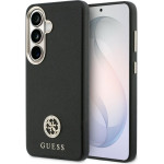 Guess Case Rhinestone Round Logo Magsafe For Samsung Galaxy S26 Black - (GUHMS26SPGCRMDEK)