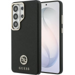 Guess Case Rhinestone Round Logo Magsafe For Samsung Galaxy S26 Ultra Black - (GUHMS26LPGCRMDEK)