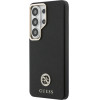 Guess Case Rhinestone Round Logo Magsafe For Samsung Galaxy S26 Ultra Black - (GUHMS26LPGCRMDEK)