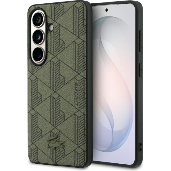 LACOSTE Case Pvc Monogram The Blend Magsafe For Samsung Galaxy S26 Khaki - (LCHMS26SPBSB)