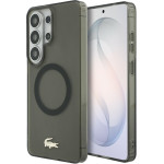 LACOSTE Case Shockproof Frosted Gold Logo Magsafe For Samsung Galaxy S26 Ultra Black - (LCHMS26LUFWAK)