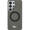 LACOSTE Case Shockproof Frosted Gold Logo Magsafe For Samsung Galaxy S26 Ultra Black - (LCHMS26LUFWAK)