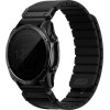 UNIQ Fluo x Smart-Fit Strap For Garmin 22mm Black - (UNIQ-22MM-FLUOMBLK)