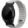 UNIQ Fluo x Smart-Fit Strap For Garmin 22mm Gray - (UNIQ-22MM-FLUOMGRY)