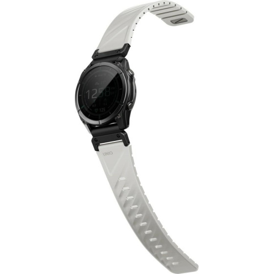 UNIQ Fluo x Smart-Fit Strap For Garmin 22mm Gray - (UNIQ-22MM-FLUOMGRY)