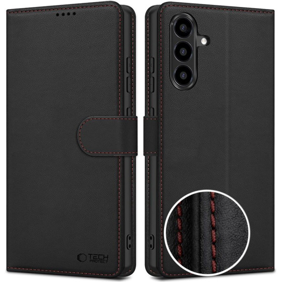 Tech-Protect Wallet Galaxy A57 5G BLACK/RED