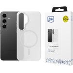 3MK Protection 3MK Smoke Magcase For Samsung Galaxy S25 - white-Transparent - (W-3SmoMgWhi-SGS25-0)