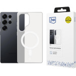 3MK Protection 3MK Smoke Magcase For Samsung Galaxy S25 Ultra - White-Translucent - (W-3SmoMgWhi-SGS25U-0)