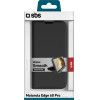 SBS Wallet Smooth Case For Motorola Edge 60 Pro With Flip - Black - (TEWALMOE60PK)