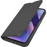 SBS Wallet Smooth Case For Motorola Moto G56 With Flip Cover - Black - (TEWALMOG56K)