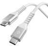 Spigen Essential Usb C To Usb C 100W Fabric Cable, White EB10010CCa - (ACA11102)