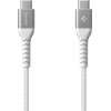 Spigen Essential Usb C To Usb C 100W Fabric Cable, White EB10010CCa - (ACA11102)