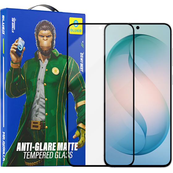BLUEO - Anti-Glare Matte Glass - Samsung Galaxy S26 Plus - Black