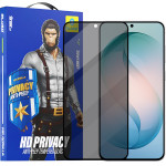 BLUEO - Anti-Peep Privacy Glass - Samsung Galaxy S26 Plus - Black