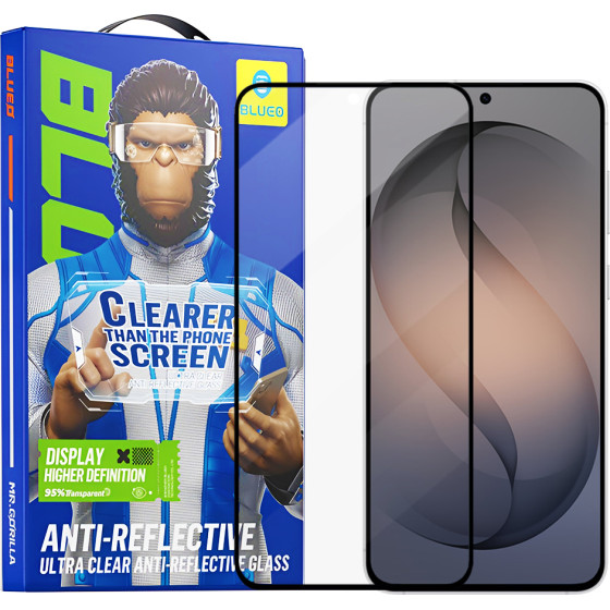 BLUEO - Anti-Reflective Hd Glass - Samsung Galaxy S26 - Black