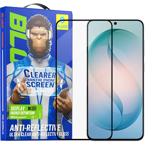 BLUEO - Anti-Reflective Hd Glass - Samsung Galaxy S26 Plus - Black