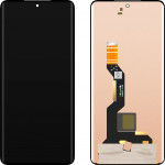 MP Lcd Display Module For Motorola Edge 50 Ultra, w/o Frame, Aftermarket, Black