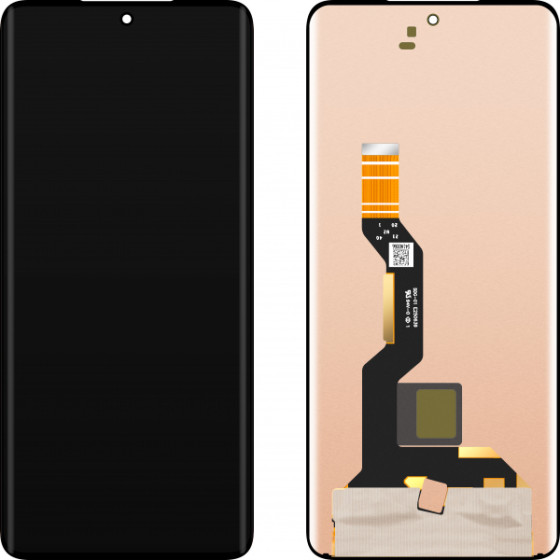 MP Lcd Display Module For Motorola Edge 50 Ultra, w/o Frame, Aftermarket, Black