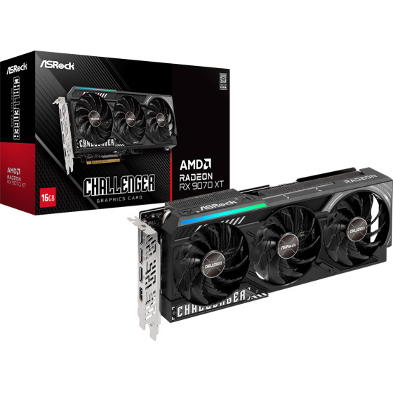 Asrock Radeon Rx 9070 Xt 16GB GDDR6 Challenger - (90-GA61ZZ-00UANF)