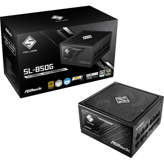 Asrock Steel Legend SL-850G 850W ����� ����������� ���������� Full Modular 80 Plus Gold - (90-UXS085-GFEAAA)