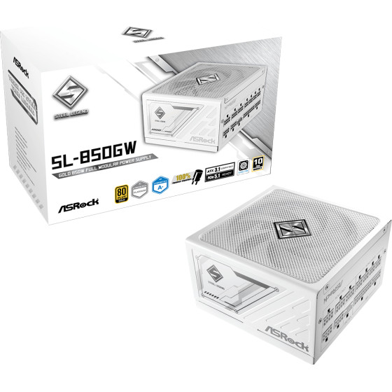 Asrock Steel Legend SL-850GW 850W ����� ����������� ���������� Full Modular 80 Plus Gold - (90-UXS085-GFEABA)