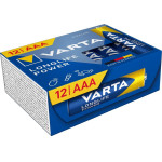 Varta Alkaline Battery R3 (AAA) Longlife Power 12 pcs