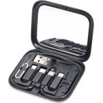 Setty Travel Adapter Set 11 In 1 AD-S11-01 black