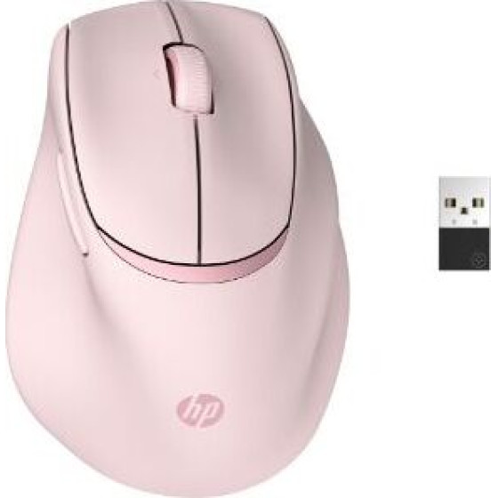 HP - Inc HP Tilt Ergonomic Pink Mouse 720M - (BH7N4AA)