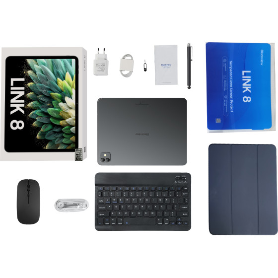 Blackview Link 8 12.7 2K �� WiFi (6GB/256GB) Grey Set Packing - (6931548324355)