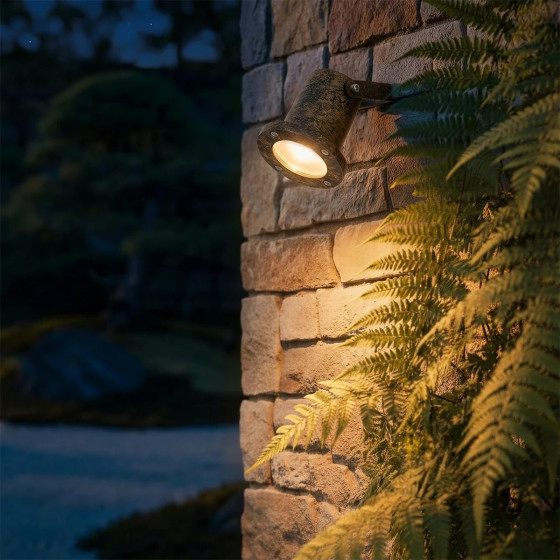 Kelvo Lighting Kelvo Gardelini ��������� ���� ������ �� ���� ��� ����� MR16 �� ����� GU10 Ac 220-240V ��������� IP65 - ����� ��� �������� ��� - �10 x �10 x �30cm - (KLV-101-0005-V2)