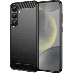 Hurtel Carbon Case For Samsung Galaxy S26 Ultra - Black - (Carbon Case Black Sam S26 Ultra)