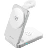 Mobile Origin 3in1 Qi2 25W Foldable Charging Stand PW35,Magsafe Compatible - Silver - (MO-FCHS-PW35-SLV)