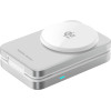 Mobile Origin 3in1 Qi2 25W Foldable Charging Stand PW35,Magsafe Compatible - Silver - (MO-FCHS-PW35-SLV)