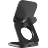 Mobile Origin 3in1 Qi2 25W Ultraslim Foldable Charger PW36 Magsafe Compatible Matte Black - (MO-USF-PW36-BLK)