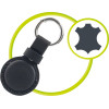 Mobile Origin Airtag Outdoor Leather Keychain A7, Black - (MO-AOLK-BLK)