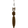 Mobile Origin Airtag Outdoor Leather Keychain A7, Midnight Brown - (MO-AOLK-MBRW)