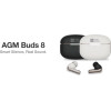 AGM Buds 8 - ��������� Bluetooth 5.4 �� 13mm Driver & Anc ��� -25dB, IPX4, ����� - (Buds 8 Black)